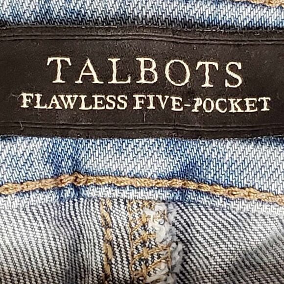 Talbots Jeans Womens Size 10 Slim Ankle Mid Rise Stretch Light Wash - Picture 5 of 9
